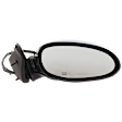 Passenger Side Mirror, Power, Manual Folding, Heated, Paintable, No Signal Light, No Memory, No Puddle Light, No Auto-Dimming, No Blind Spot Feature