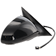 Passenger Side Mirror, Power, Manual Folding, Heated, Paintable, No Signal Light, No Memory, No Puddle Light, No Auto-Dimming, No Blind Spot Feature