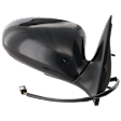Passenger Side Mirror, Power, Manual Folding, Heated, Paintable, No Signal Light, No Memory, No Puddle Light, No Auto-Dimming, No Blind Spot Feature