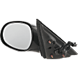 Driver Side Mirror, Power, Manual Folding, Non-Heated, Paintable, No Signal Light, No Memory, No Puddle Light, No Auto-Dimming, No Blind Spot Feature