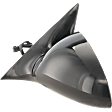 Driver Side Mirror, Power, Manual Folding, Non-Heated, Paintable, No Signal Light, No Memory, No Puddle Light, No Auto-Dimming, No Blind Spot Feature