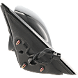 Driver Side Mirror, Power, Manual Folding, Non-Heated, Paintable, No Signal Light, No Memory, No Puddle Light, No Auto-Dimming, No Blind Spot Feature