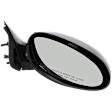 Passenger Side Mirror, Power, Manual Folding, Non-Heated, Paintable, No Signal Light, No Memory, No Puddle Light, No Auto-Dimming, No Blind Spot Feature