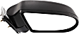 Passenger Side Mirror, Manual Adjust, Manual Folding, Non-Heated, Textured Black, No Signal Light, No Memory, No Puddle Light, No Auto-Dimming, No Blind Spot Feature
