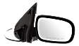 Passenger Side Mirror, Power, Manual Folding, Non-Heated, Paintable, No Signal Light, No Memory, No Puddle Light, No Auto-Dimming, No Blind Spot Feature