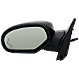 Driver Side Mirror, Power Adjust, Heated, Power Folding, With 1 Chrome and 1 Paintable Cap, In-glass Signal Light, With Memory, No Puddle Light, With Auto-Dim, No Blind Spot Feature