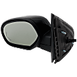 Driver Side Mirror, Power Adjust, Heated, Power Folding, With 1 Chrome and 1 Paintable Cap, In-glass Signal Light, With Memory, No Puddle Light, With Auto-Dim, No Blind Spot Feature
