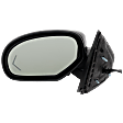 Driver Side Mirror, Power Adjust, Heated, Power Folding, With 1 Chrome and 1 Paintable Cap, In-glass Signal Light, With Memory, No Puddle Light, With Auto-Dim, No Blind Spot Feature