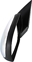 Driver Side Mirror, Manual Adjust, Manual Folding, Non-Heated, Chrome, No Signal Light, No Memory, No Puddle Light, No Auto-Dimming, No Blind Spot Feature