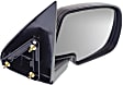 Passenger Side Mirror, Manual Adjust, Manual Folding, Non-Heated, Chrome, No Signal Light, No Memory, No Puddle Light, No Auto-Dimming, No Blind Spot Feature