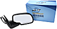 Passenger Side Mirror, Power, Manual Folding, Non-Heated, Chrome, No Signal Light, No Memory, No Puddle Light, No Auto-Dimming, No Blind Spot Feature