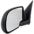 2005 Chevrolet Silverado 1500 Base - Driver Side Mirror, Manual Adjust, Non-Heated, Textured Black, Manual Folding, No Signal Light, No Blind Spot Feature, No Memory, No Puddle Light, No Auto-Dimming, Extended Cab Pickup
