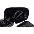 2004 Chevrolet Silverado 1500 Base - Passenger Side Mirror, Manual Adjust, Non-Heated, Textured Black, Manual Folding, No Signal Light, No Blind Spot Feature, No Memory, No Puddle Light, No Auto-Dimming