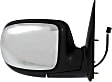 Passenger Side Mirror, Power Adjust, Manual Folding, Heated, Chrome, No Signal Light, No Memory, No Puddle Light, No Auto-Dimming, No Blind Spot Feature