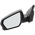 Driver Side Mirror, Power, Heated, Manual Folding, Textured Black