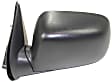 Driver Side Mirror, Power Adjust, Manual Folding, Non-Heated, Textured Black, No Signal Light, No Memory, No Puddle Light, No Auto-Dimming, No Blind Spot Feature