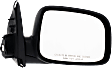Passenger Side Mirror, Power Adjust, Manual Folding, Non-Heated, Textured Black, No Signal Light, No Memory, No Puddle Light, No Auto-Dimming, No Blind Spot Feature