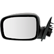 Driver Side Mirror, Manual Adjust, Manual Folding, Non-Heated, Textured Black, No Signal Light, No Memory, No Puddle Light, No Auto-Dimming, No Blind Spot Feature