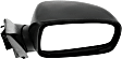 Passenger Side Mirror, Manual Adjust, Manual Folding, Non-Heated, Textured Black, No Signal Light, No Memory, No Puddle Light, No Auto-Dimming, No Blind Spot Feature