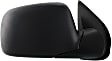 Passenger Side Mirror, Manual Adjust, Manual Folding, Non-Heated, Textured Black, No Signal Light, No Memory, No Puddle Light, No Auto-Dimming, No Blind Spot Feature
