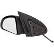 Driver Side Mirror, Power Adjust, Non-Folding, Non-Heated, Paintable, No Signal Light, No Memory, No Puddle Light, No Auto-Dimming, No Blind Spot Feature, 4 Door Sedan