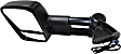 2003-2006 Chevrolet Silverado 1500 - Driver Side Towing Mirror, Power Adjust, Heated, Manual Folding, Textured Black, No Signal Light, Without Memory Recall, No Puddle Light, No Auto-Dimming, With Blind Spot Glass