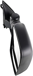 Passenger Side Towing Mirror, Power Adjust, Heated, Manual Folding, Textured Black, No Signal Light, No Memory, No Puddle Light, No Auto-Dim, With Blind Spot Glass