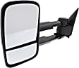 Driver Side Mirror, Power, Heated, Textured Black, Manual Folding