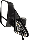 Driver Side Mirror, Power, Heated, Textured Black, Manual Folding