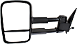 Driver Side Mirror, Power, Heated, Textured Black, Manual Folding