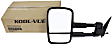 Driver Side Mirror, Power, Heated, Textured Black, Manual Folding