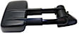 Passenger Side Mirror, Power, Heated, Textured Black, Manual Folding