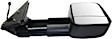 Passenger Side Mirror, Power, Heated, Textured Black, Manual Folding