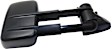 Passenger Side Mirror, Power, Heated, Textured Black, Manual Folding