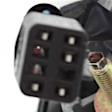 Passenger Side Mirror, Power, Heated, Textured Black, Manual Folding