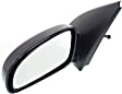 Driver Side Mirror, Manual Adjust, Manual Folding, Non-Heated, Paintable, No Signal Light, No Memory, No Puddle Light, No Auto-Dimming, No Blind Spot Feature