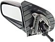 Driver Side Mirror, Manual Adjust, Non-Heated, Manual Folding, Paintable, No Signal Light, No Memory, No Puddle Light, No Auto-Dim, No Blind Spot Feature