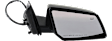 Passenger Side Mirror, Power Adjust, Manual Folding, Heated, Paintable, In-housing Signal Light, No Memory, No Puddle Light, No Auto-Dimming, No Blind Spot Feature