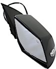 Passenger Side Mirror, Power Adjust, Manual Folding, Heated, Paintable, In-housing Signal Light, No Memory, No Puddle Light, No Auto-Dimming, No Blind Spot Feature