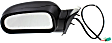 Driver Side Mirror, Power Adjust, Manual Folding, Non-Heated, Textured Black, No Signal Light, No Memory, No Puddle Light, No Auto-Dimming, No Blind Spot Feature, Type 2
