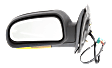 Driver Side Mirror, Power, Power Folding, Heated, Textured Black, In-housing Signal Light, No Memory, No Puddle Light, No Auto-Dimming, No Blind Spot Feature
