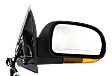 Passenger Side Mirror, Power, Power Folding, Heated, Textured Black, In-housing Signal Light, No Memory, No Puddle Light, No Auto-Dimming, No Blind Spot Feature