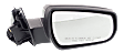 2013-2015 Chevrolet Malibu - Passenger Side Mirror, Power, Non-Folding, Non-Heated, Textured Black, No Signal Light, No Memory, No Puddle Light, No Auto-Dimming, No Blind Spot Feature