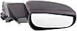 2013-2015 Chevrolet Malibu - Passenger Side Mirror, Power, Non-Folding, Non-Heated, Textured Black, No Signal Light, No Memory, No Puddle Light, No Auto-Dimming, No Blind Spot Feature