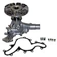 125-0003 Water Pump, OE Replacement Series