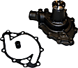 1966 Ford LTD - Water Pump, With Back Plate, 4.7L 8Cyl, GMB OE Replacement
