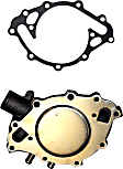 1966 Ford LTD - Water Pump, With Back Plate, 4.7L 8Cyl, GMB OE Replacement