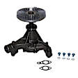1991 Chevrolet K1500 - Water Pump, Thermal Fan Clutch; Counter Clockwise (Reverse) Rotation; Severe Duty; With 3.42 Or Lower Rear Axle Ratio; With Ac; With 3.73 Or Higher Rear Axle Ratio, New, 6 Cyl 4.3L, OE Replacement Series