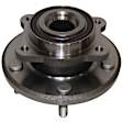 720-0039 Front, Driver or Passenger Side Wheel Hub, 5 Lugs, With Bearing, GMB OE Replacement