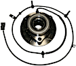 720-0224 Front, Passenger Side Wheel Hub, 5 Lugs, 4WD, GMB OE Replacement